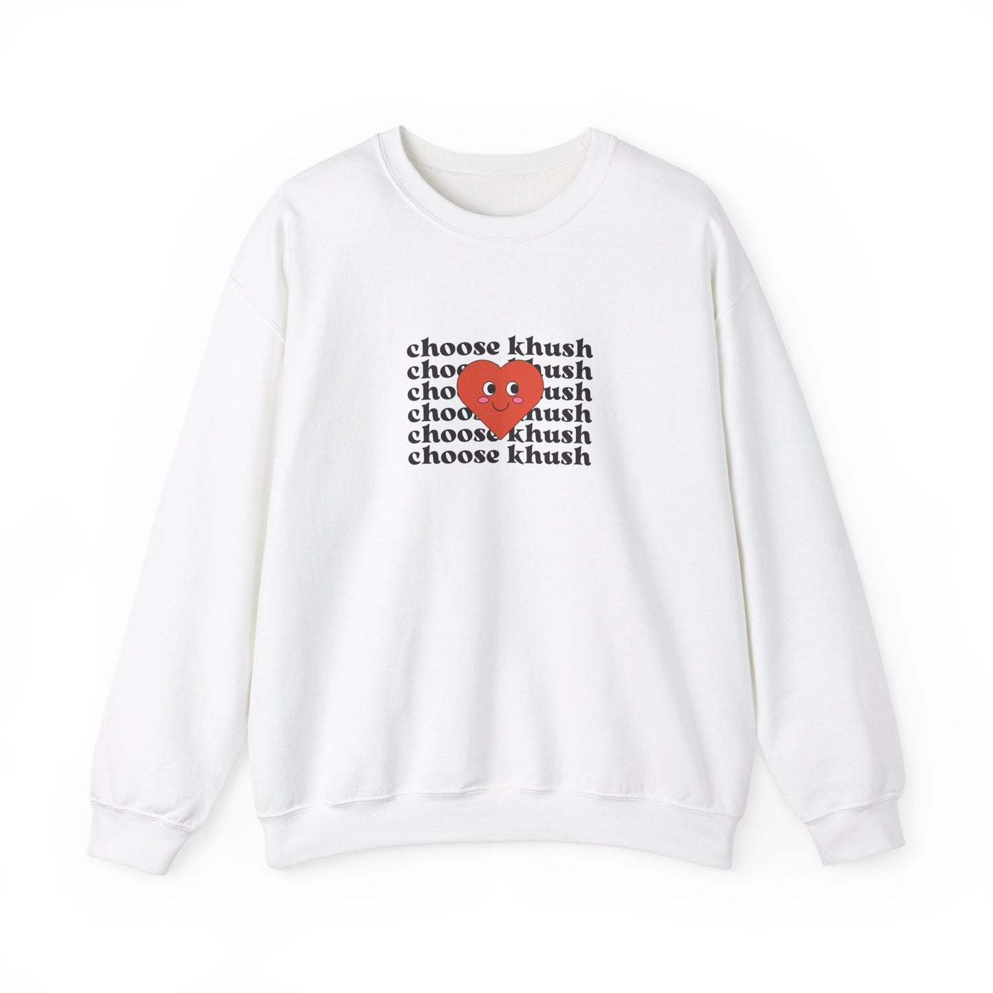 Choose Khush Sweatshirt | White