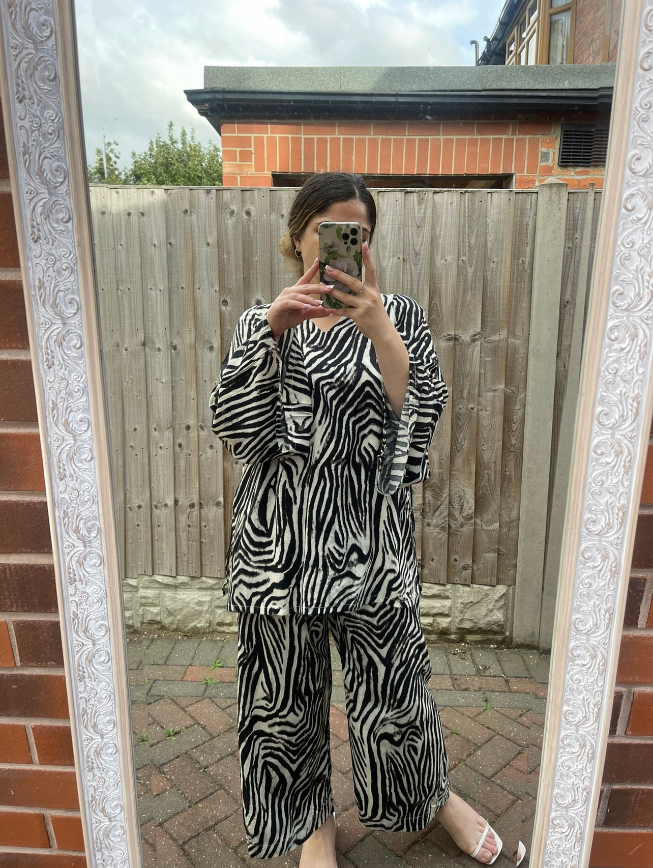 Zebra 2PC Printed Co Ord