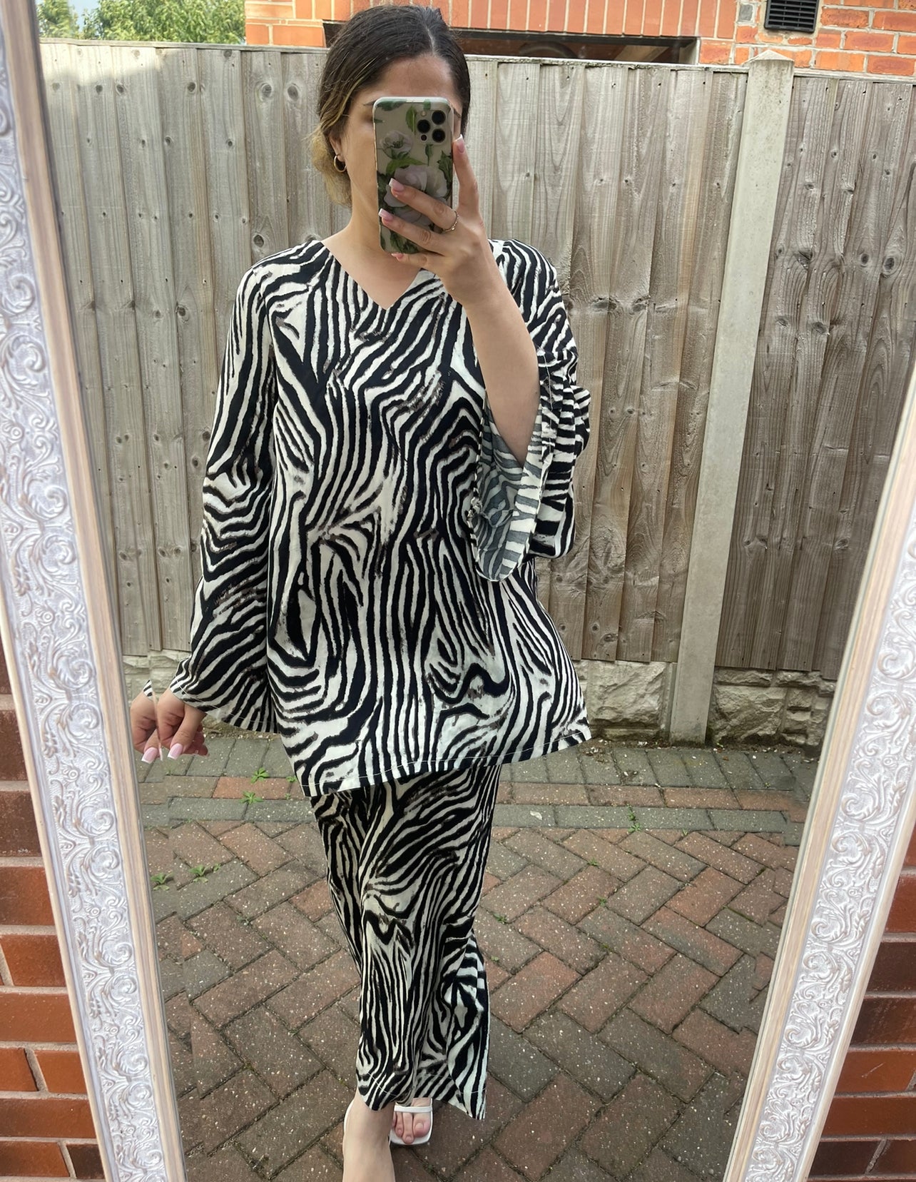 Zebra 2PC Printed Co Ord