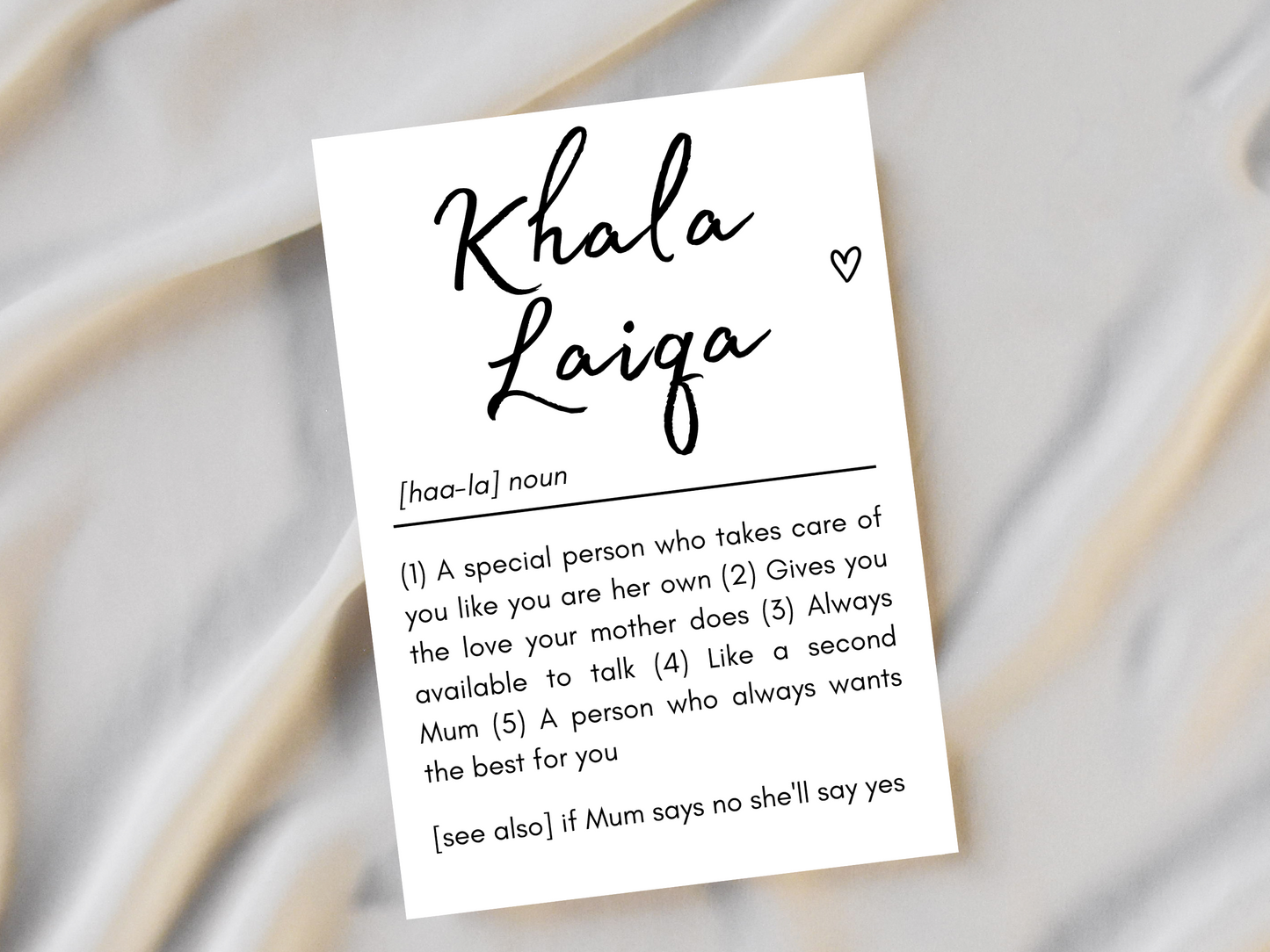 Khala Name Print