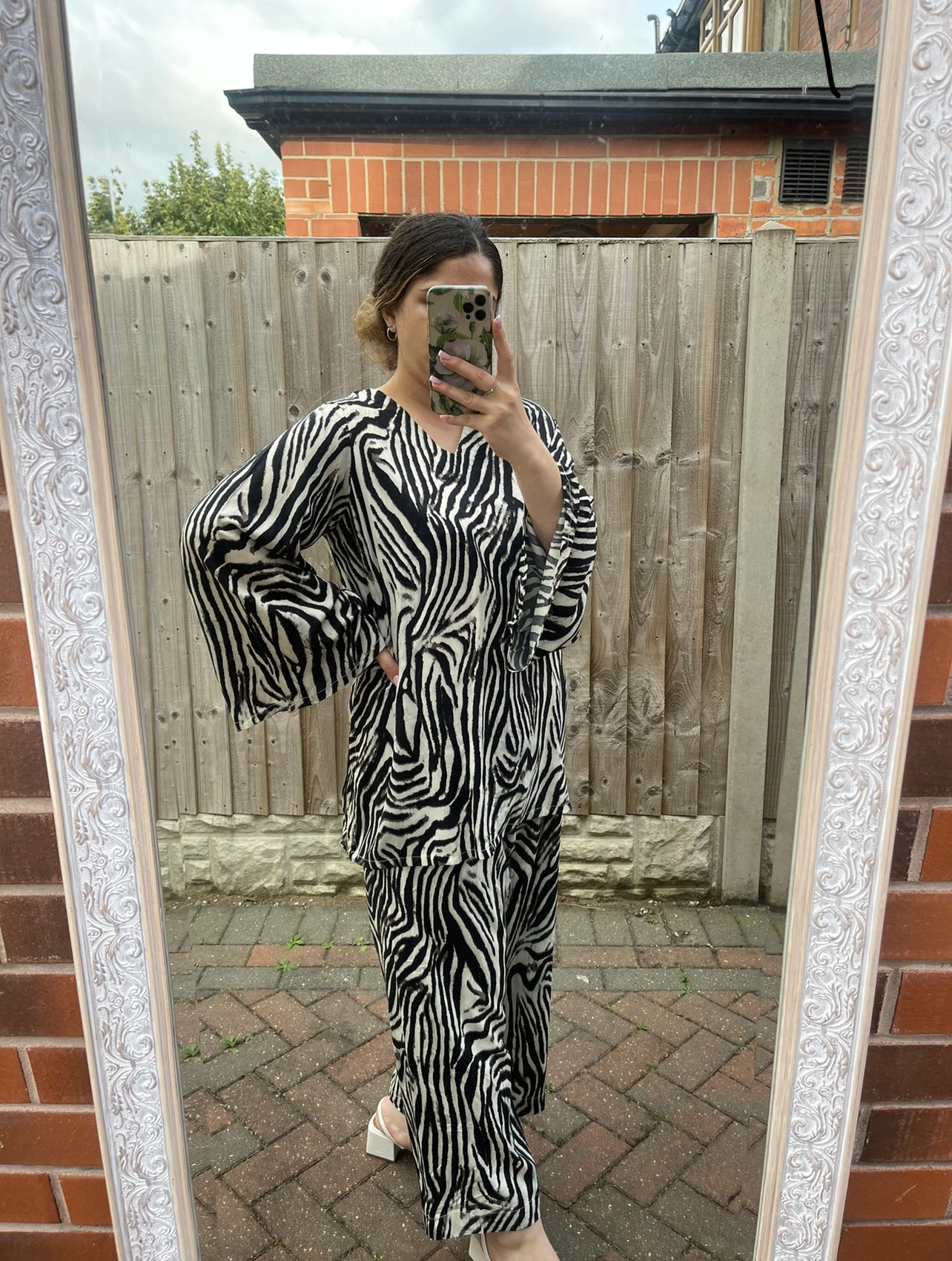 Zebra 2PC Printed Co Ord