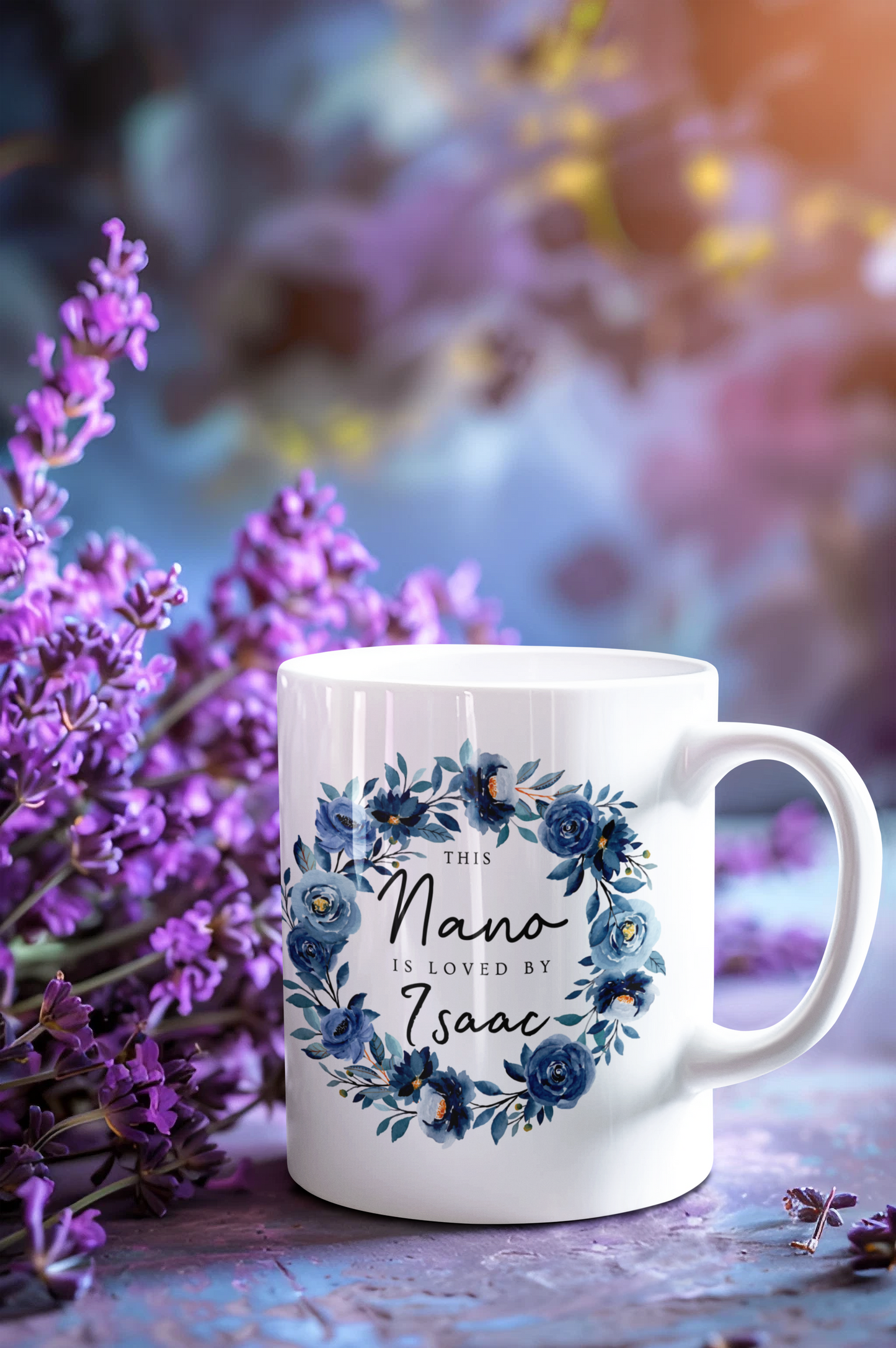 Floral Personalised Name Mug