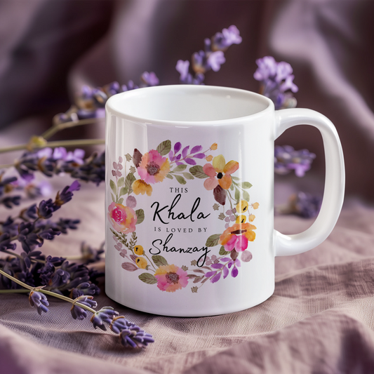 Floral Personalised Name Mug